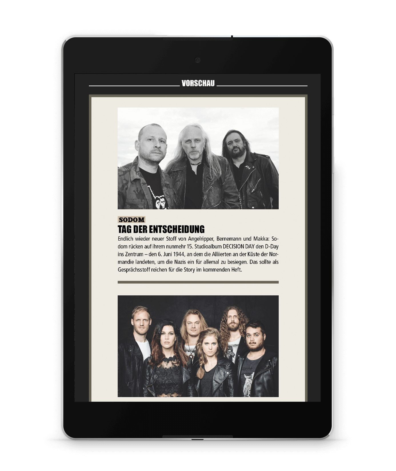 Screenshot of Metal Hammer project